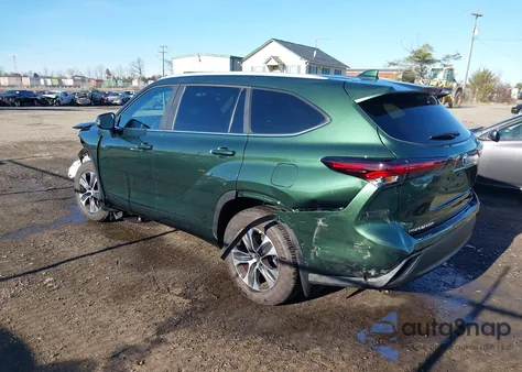 2025 Toyota Highlander Xle from USA, damaged, VIN 5TDKDRBH3SS582986